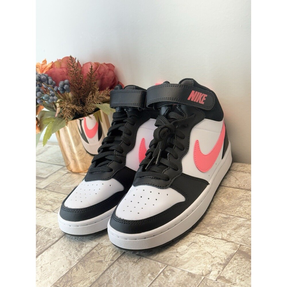 Nike Court Borough Mid 2 Basketball Shoes CD7782-005 Size 6Y/ Women 7.5 - Picture 6 of 14